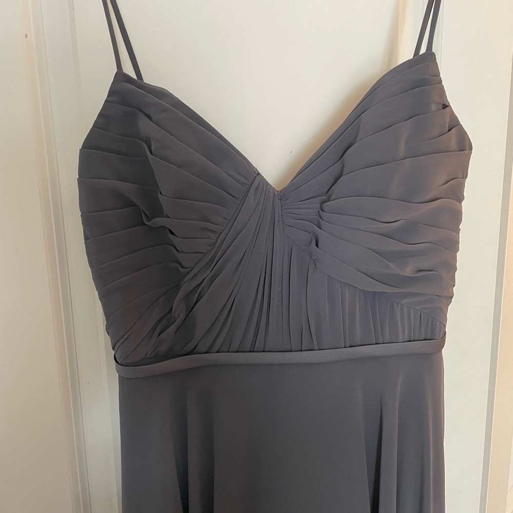 Brideside Grey Cher Bridesmaid Dress